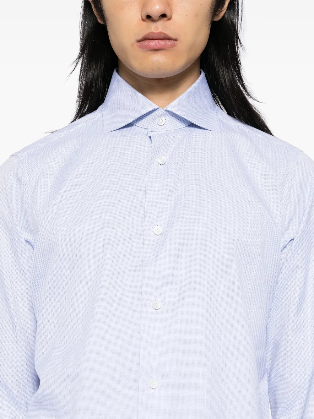 Zegna Sartorial overhemd Blauw