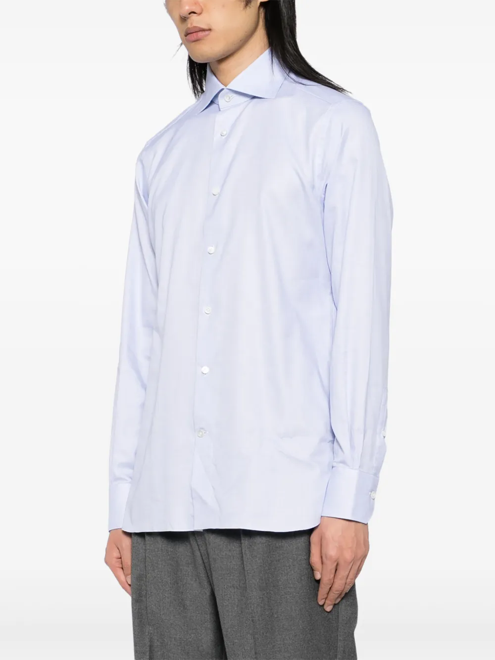 Zegna Sartorial overhemd Blauw