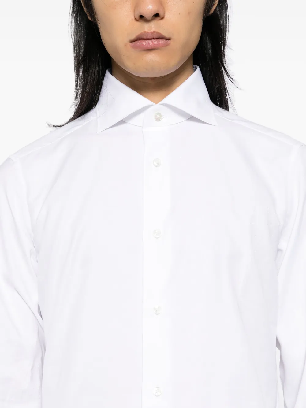 Zegna Sartorial overhemd Wit