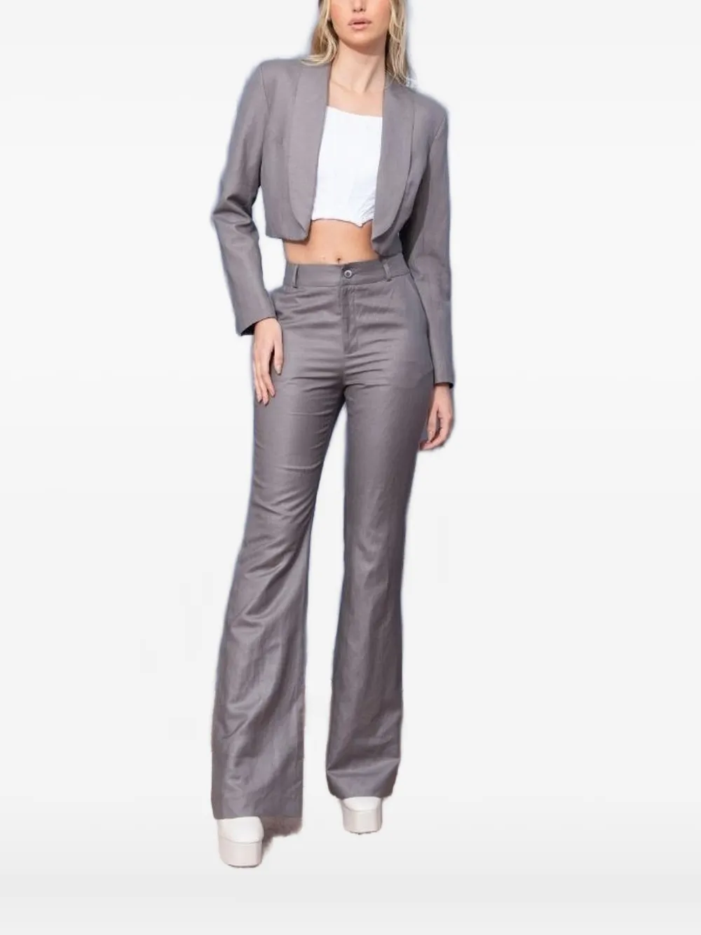 Lethicia Bronstein Hepburn Trousers In Blue