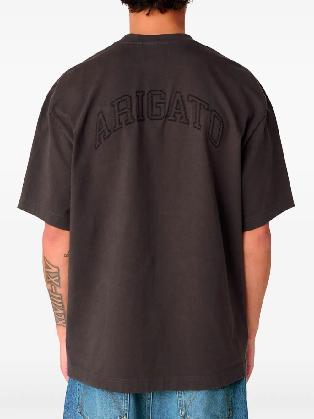 Axel Arigato Motto T-shirt Grijs