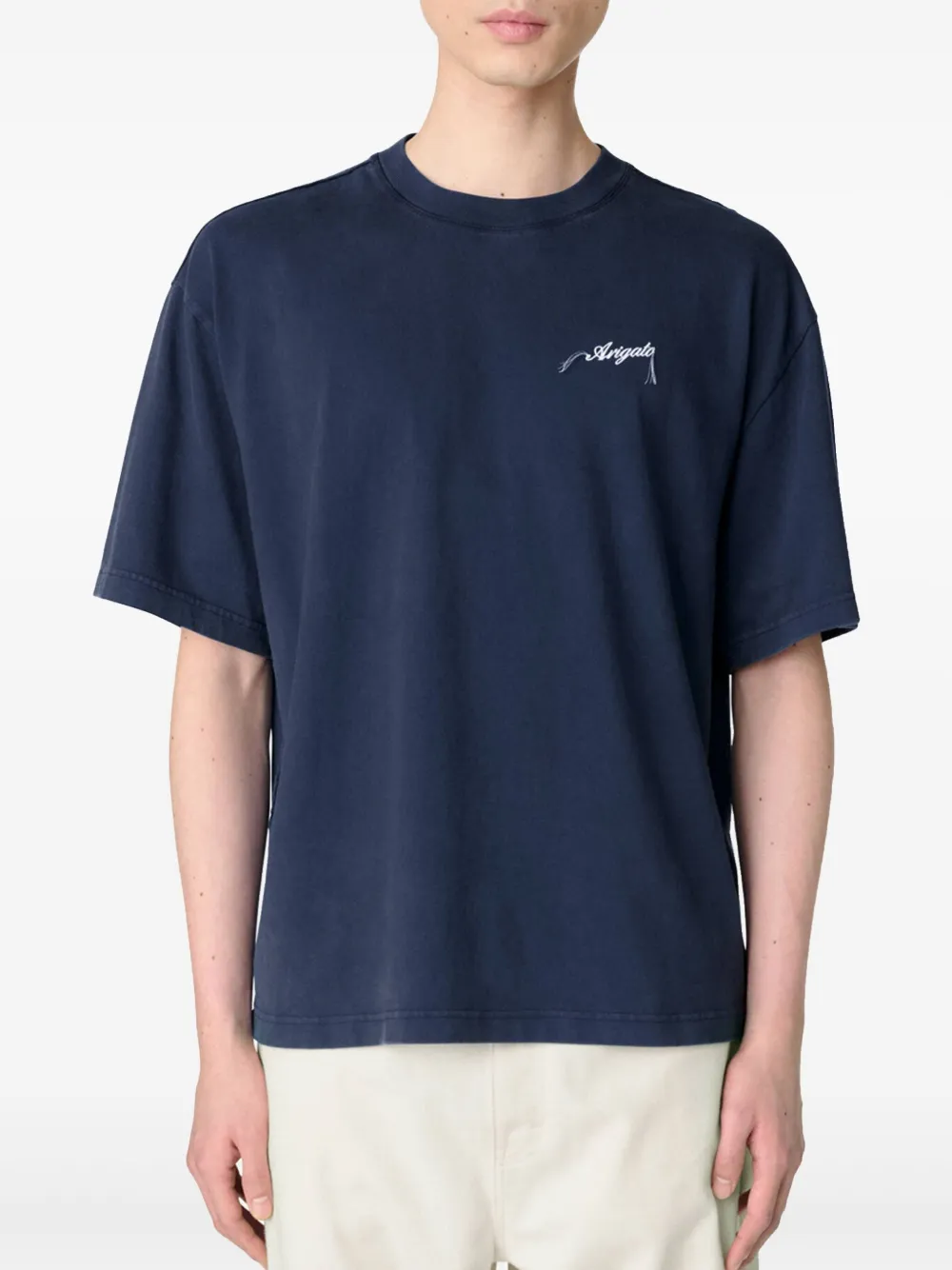 Axel Arigato T-shirt met logo - Blauw