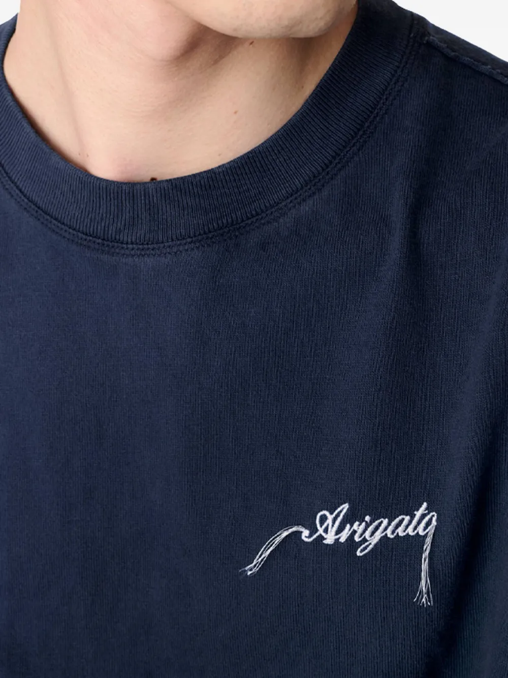 Axel Arigato T-shirt met logo Blauw