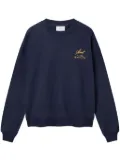 Axel Arigato logo-embroidered sweatshirt - Blue