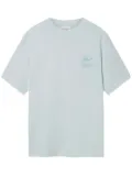 Axel Arigato logo-embroidered T-shirt - Blue