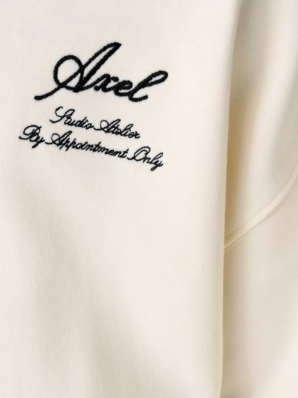 Axel Arigato Sweater met geborduurd logo Beige