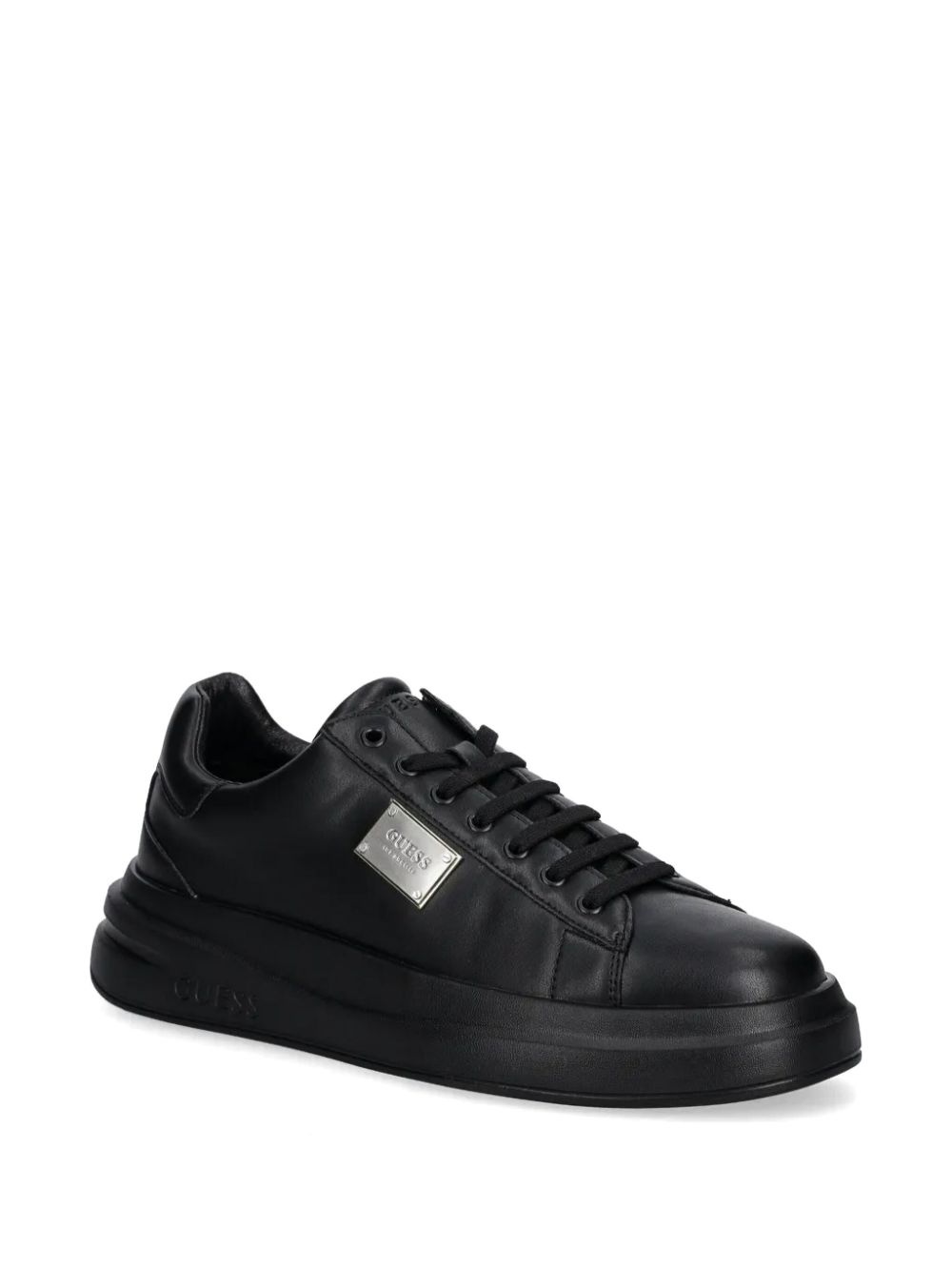 GUESS USA leather sneakers - Zwart