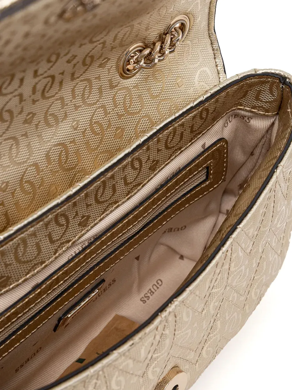 GUESS USA Adelard schoudertas Goud