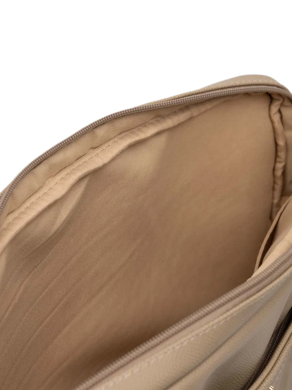GUESS USA logo-plaque laptop bag Beige