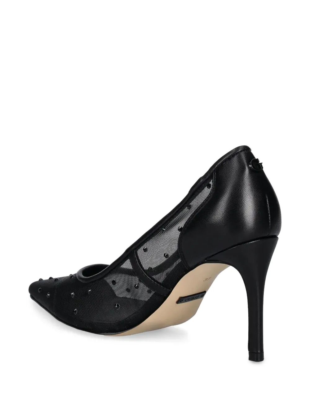 Guess Usa Rhinestone-embellished Pumps In Schwarz