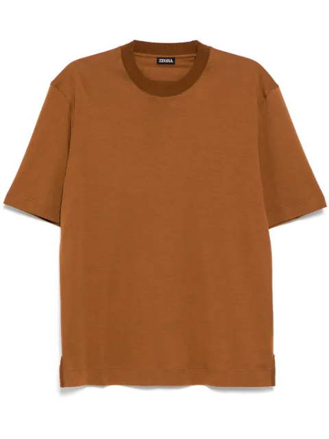 Zegna playera con cuello redondo