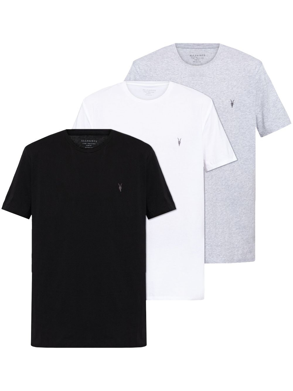 AllSaints Tonic T-shirts (set of three) - Grey