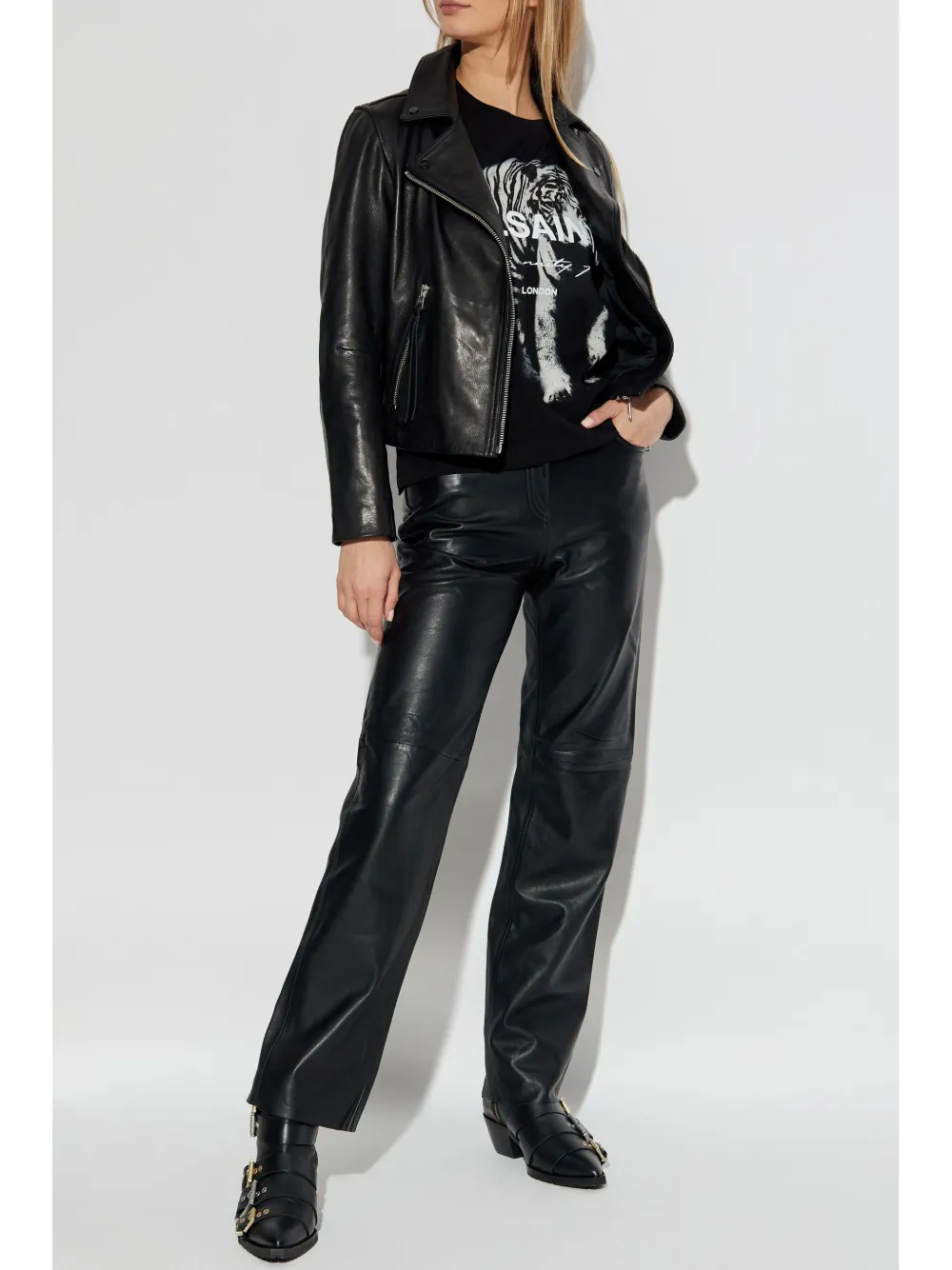 Shop Allsaints Dalby Jacket In Black