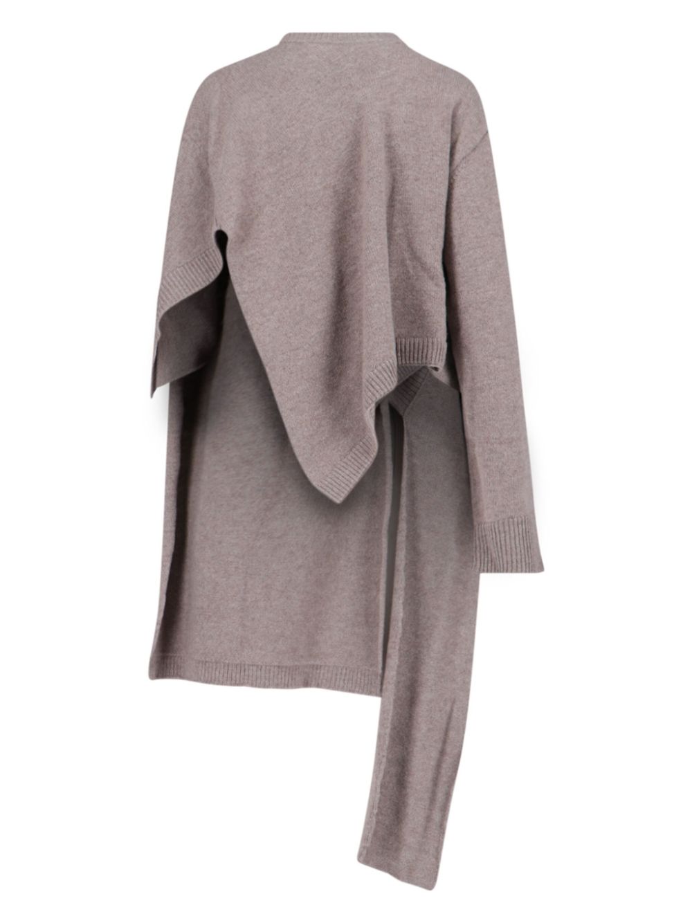 Niccolò Pasqualetti asymmetric sweater - Brown