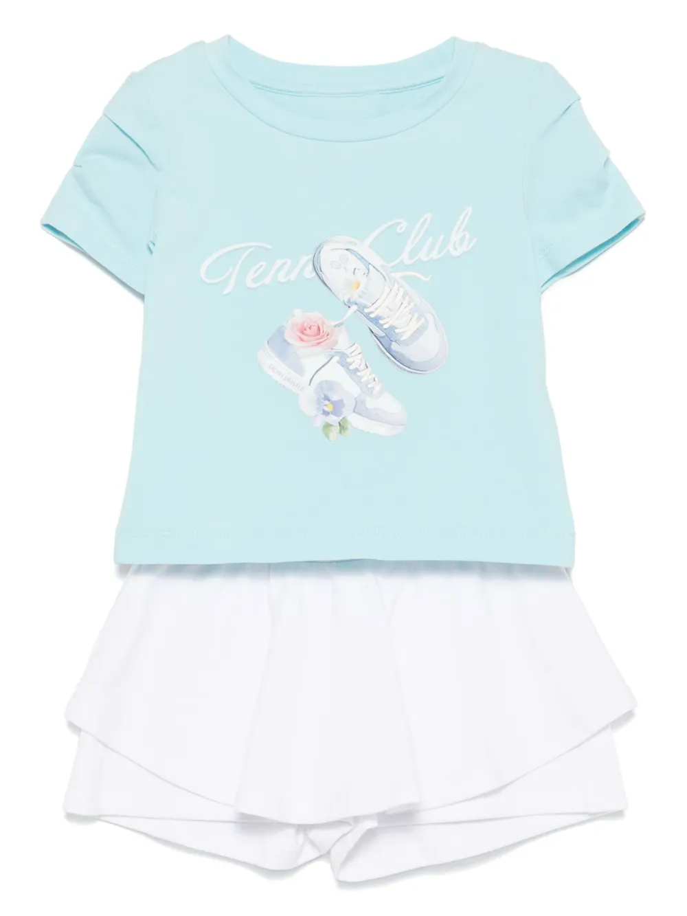 Lapin House Jersey shorts set Wit