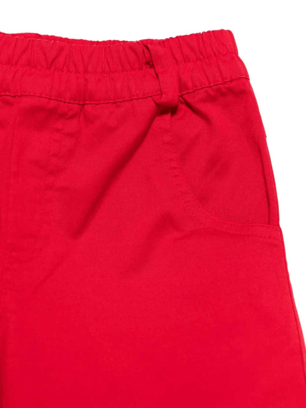 Lapin House Shorts met gabardine weving Rood