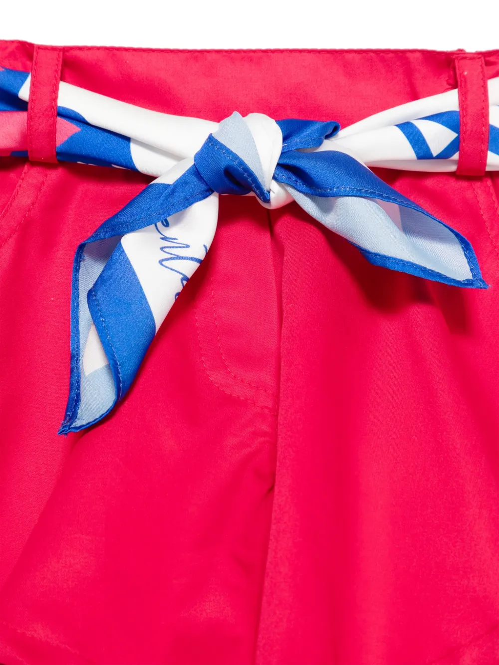 Lapin House Shorts met sjaaldetail Rood