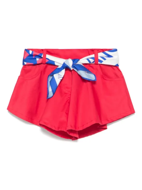 Lapin House shorts con detalle de mascada