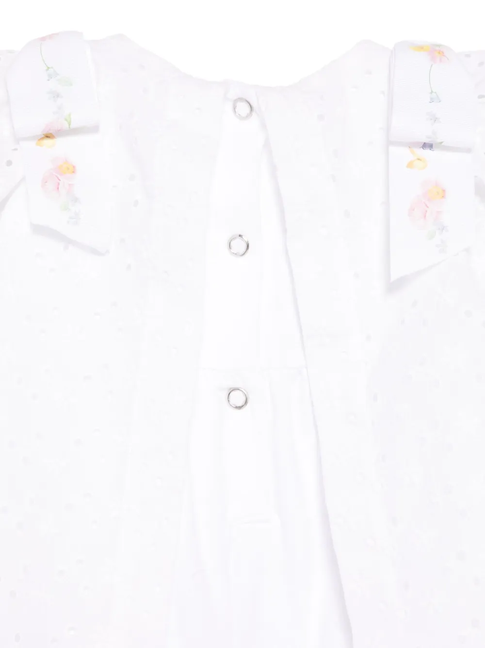 Lapin House Shorts met broderie anglaise Wit