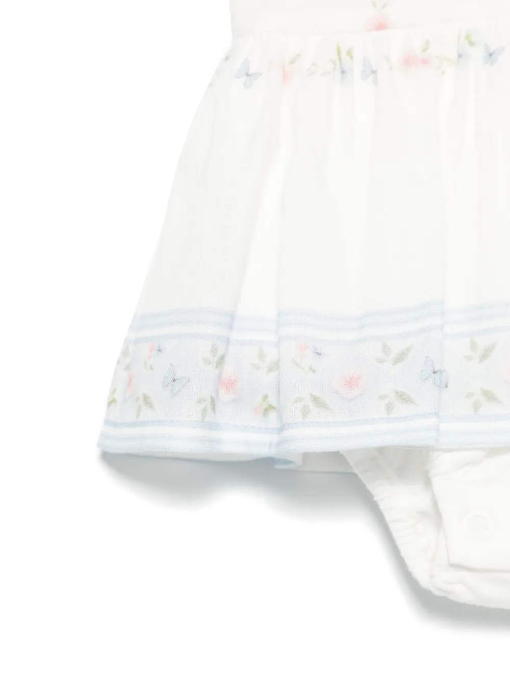 Lapin House Jurk met bloemenprint Wit