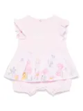 Lapin House floral-print shorties - Pink