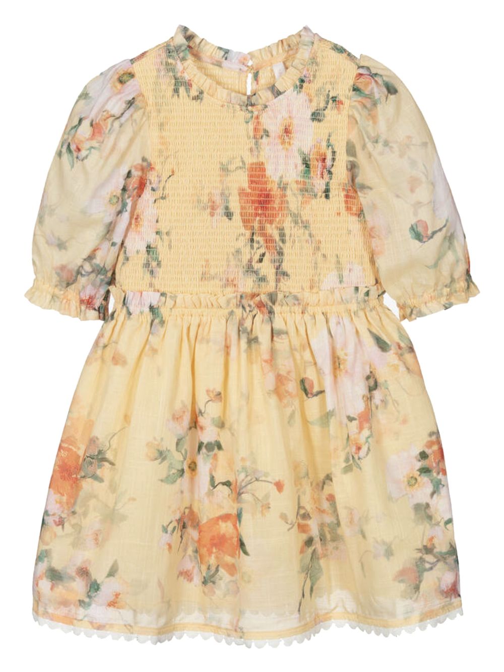 ZIMMERMANN Kids Everley dress - Yellow