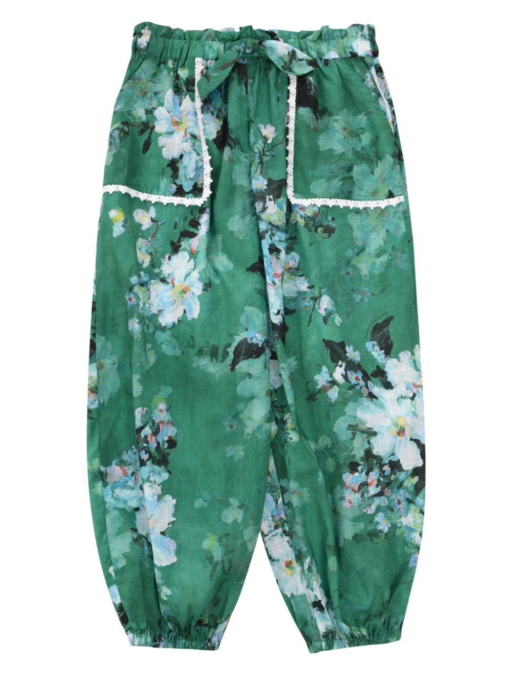 ZIMMERMANN Kids Everley trousers - Green