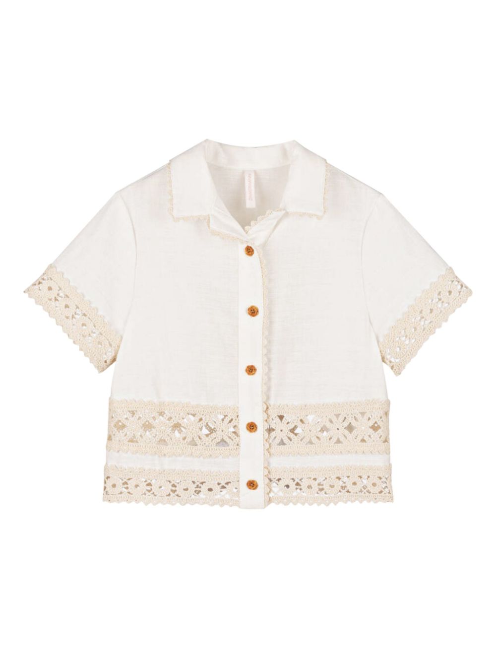 ZIMMERMANN Kids Wylie shirt - White