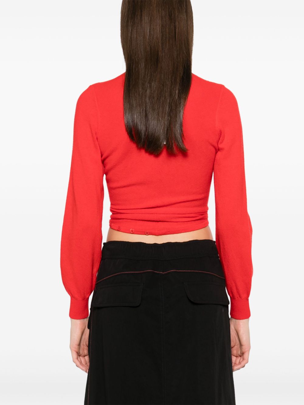 Affordable Alexander Wang split-hem cardigan Women