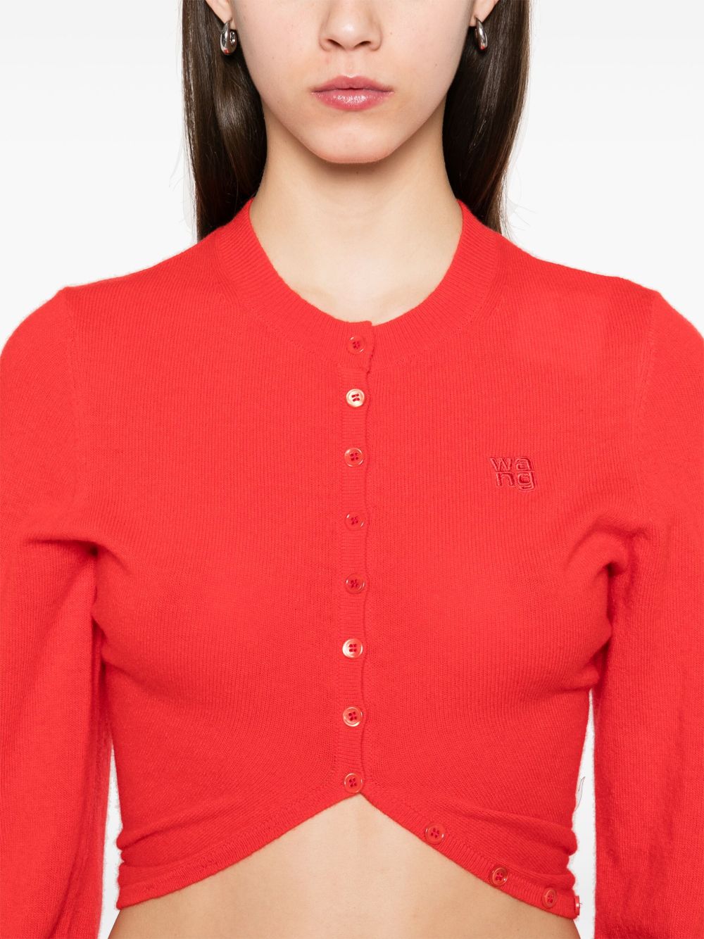 Affordable Alexander Wang split-hem cardigan Women