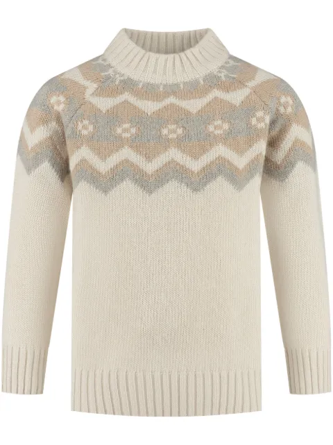 Woolrich Kids fair isle sweater