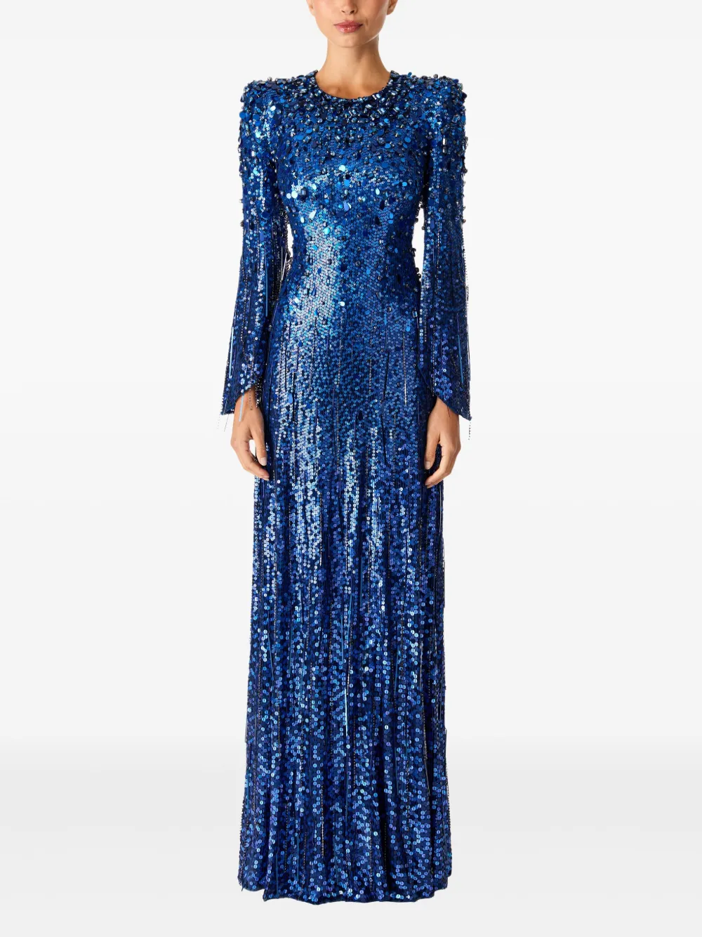 Jenny Packham Phara jurk - Blauw