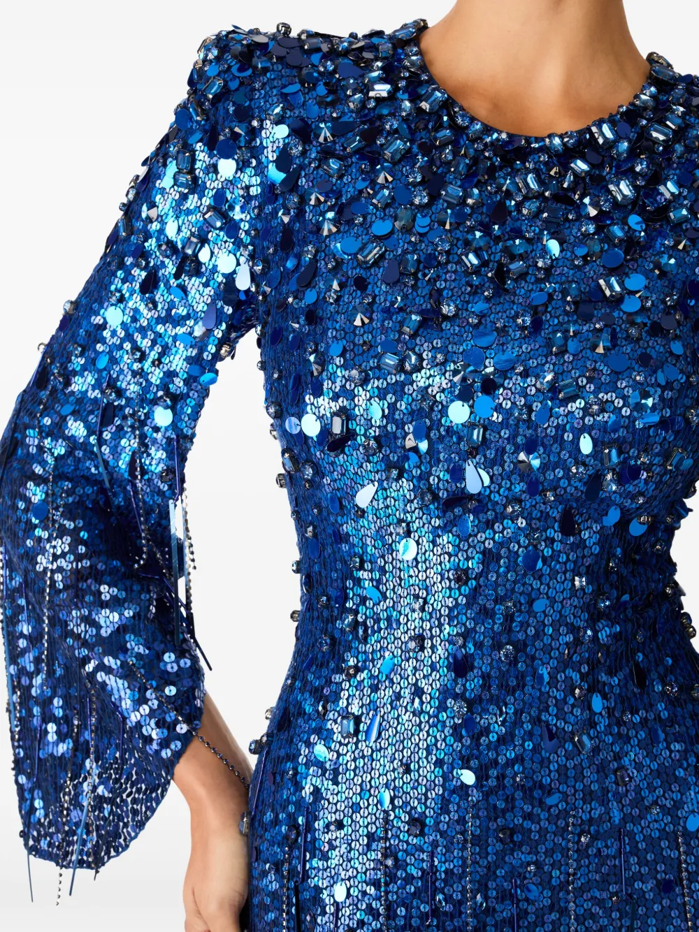 Jenny Packham Phara jurk Blauw