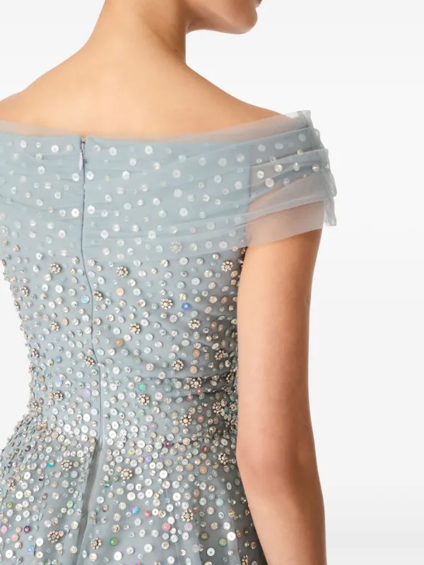 jenny packham pale blue dress Mara Gown - Smoky Blue