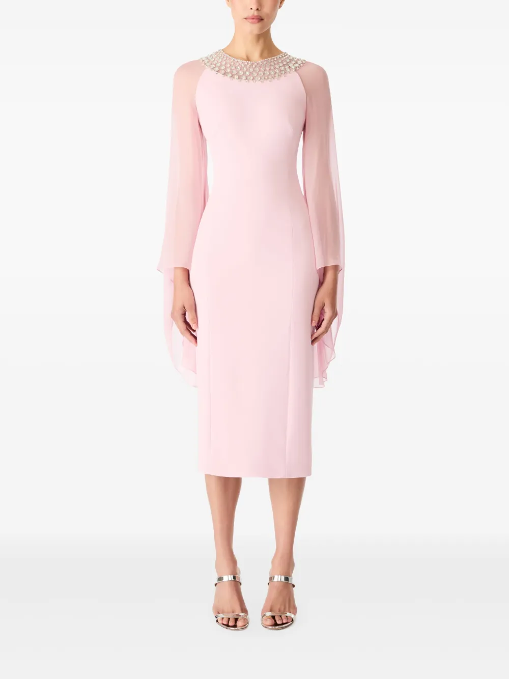 Jenny Packham Sunbeams midi-jurk - Roze