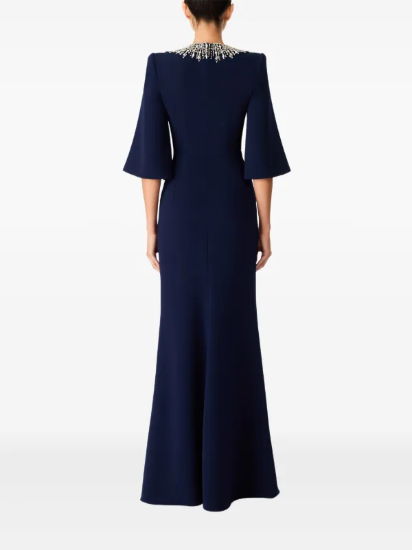 Jenny Packham Ruo Gown | Blue | FARFETCH