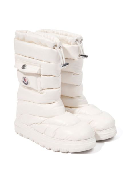 Moncler Enfant logo-patch boots 