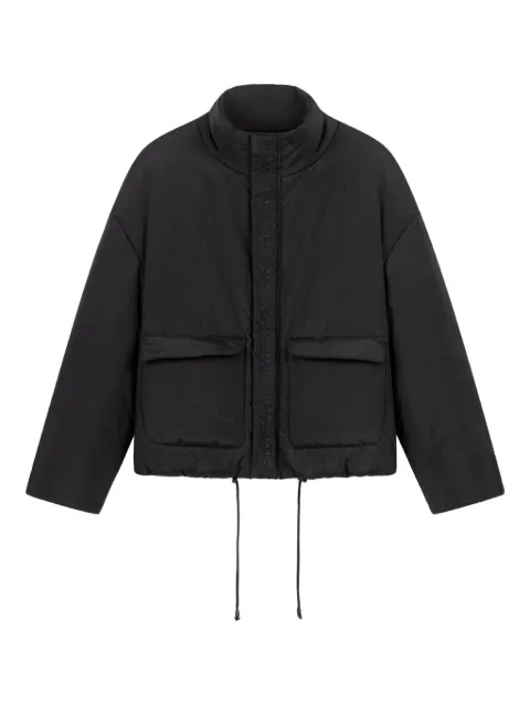 ROUGH. embroidered detailing puffer jacket