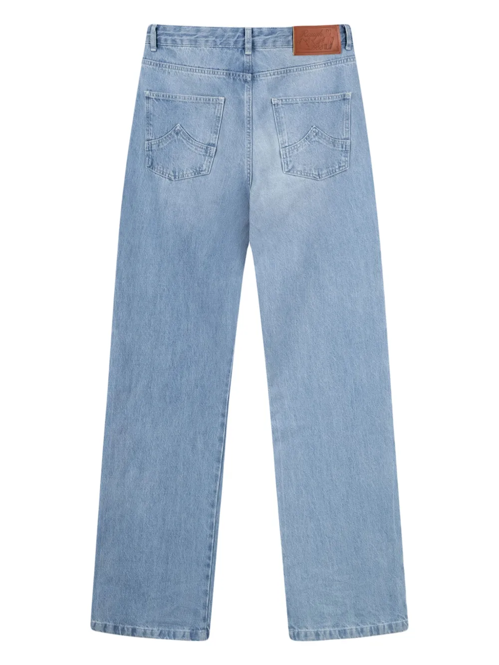 Shop Rough Amity Jeans In 蓝色
