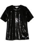 Michael Michael Kors sequinned jersey T-shirt - Black