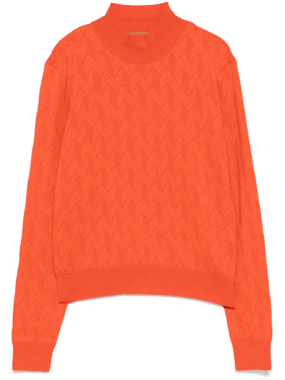 Missoni chevron-knit sweater - Orange