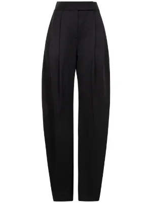 パンツ THE ATTICO Women Straight Pants 250WCP00260 877 BLACK loose trousers THE ATTICO Woman Tg. 42 IT
