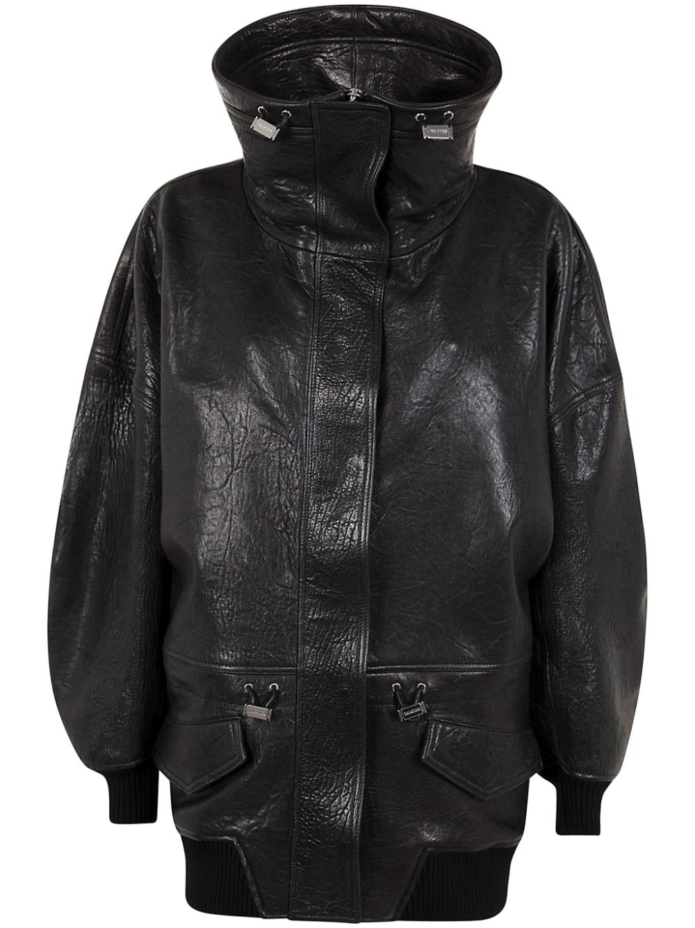 leather windbreaker