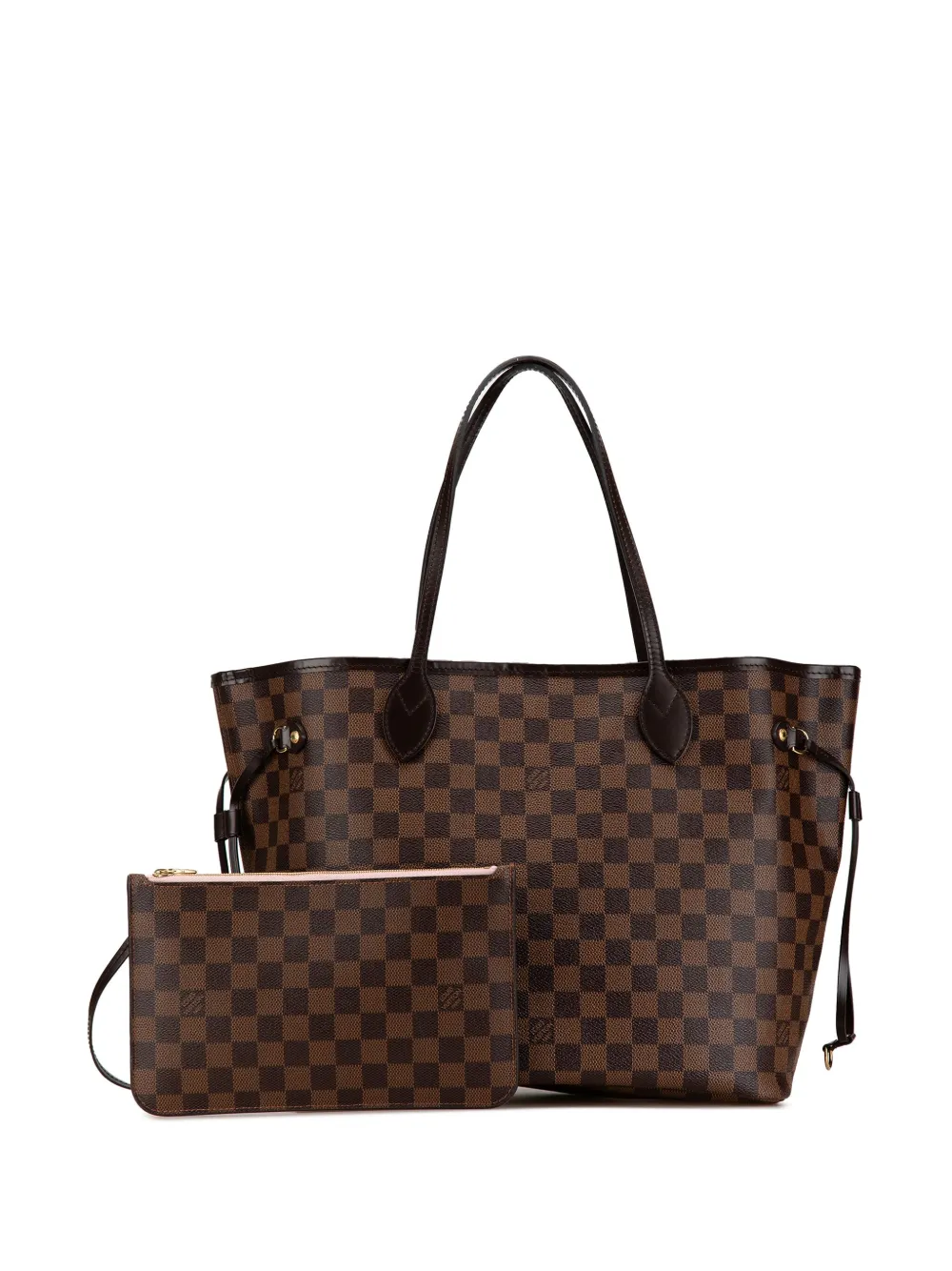 Louis Vuitton Pre-Owned 2017 Damier Ebène Neverfull PM shopper - Bruin