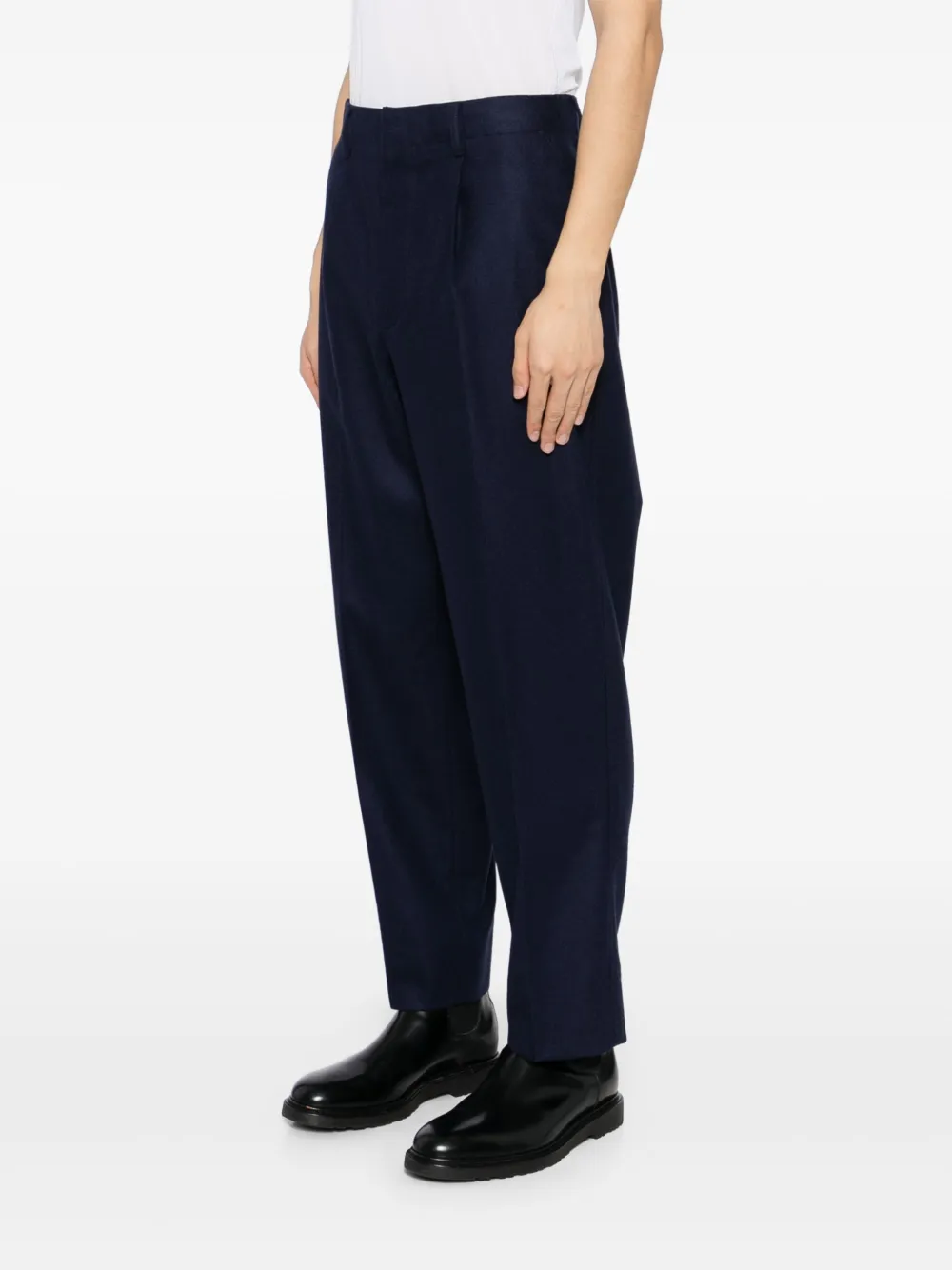 Zegna Broek met toelopende pijpen Blauw