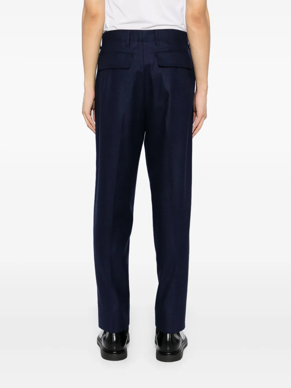 Zegna Broek met toelopende pijpen Blauw
