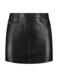 TWINSET Kids faux-leather mini skirt - Black