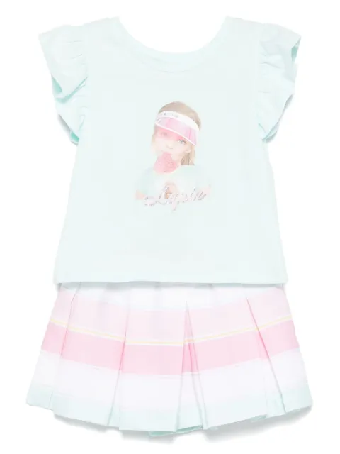 Lapin House set de shorts con estampado gráfico