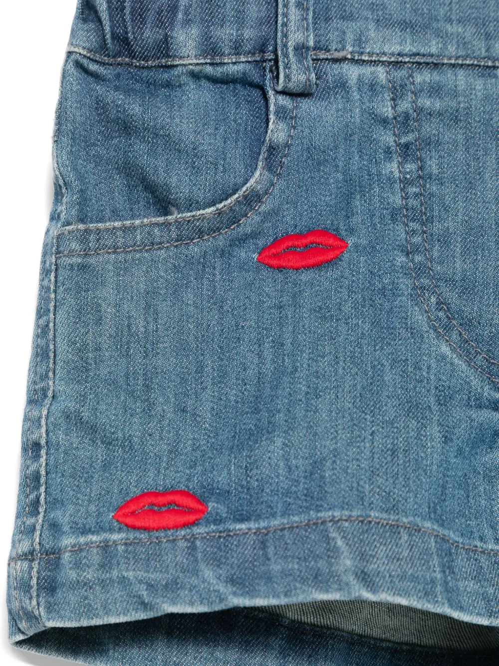 Lapin House Shorts met borduurwerk Blauw