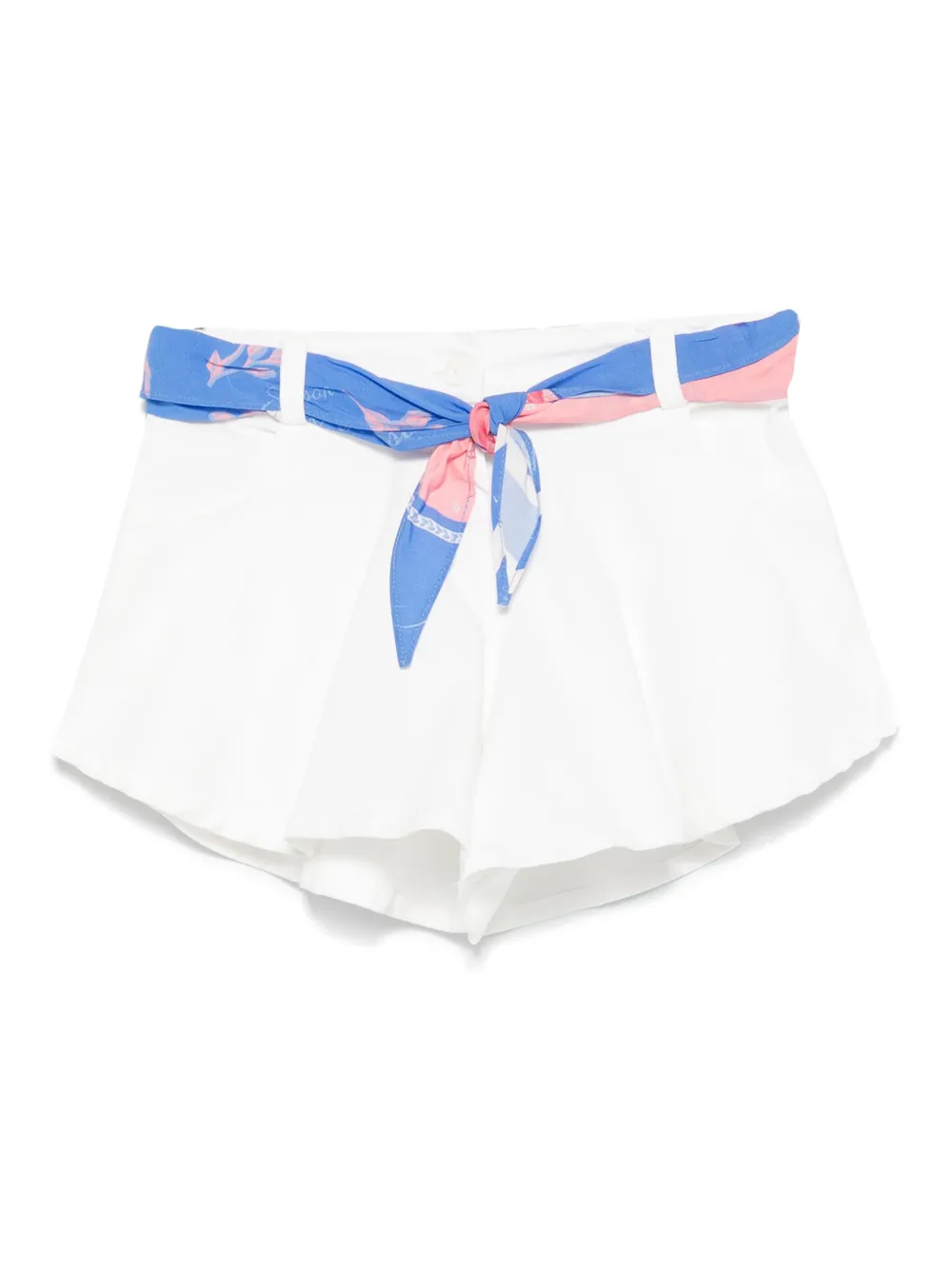 Lapin House Shorts met sjaaldetail Wit